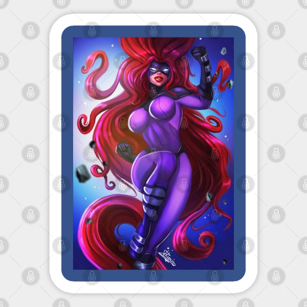 Medusa INHUMANS MARVEL Sticker by Dhaxina